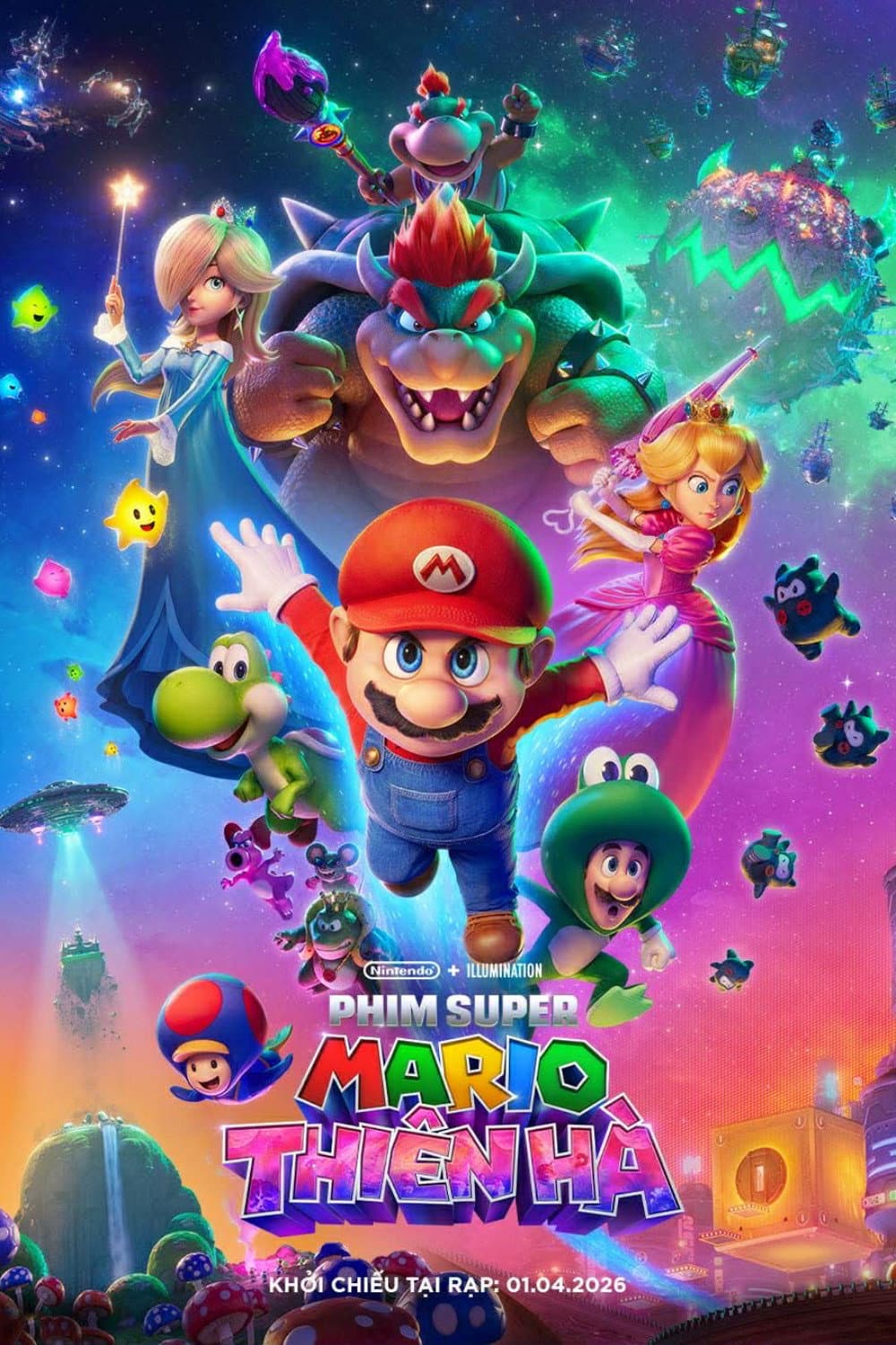 Phim Super Mario Thiên Hà