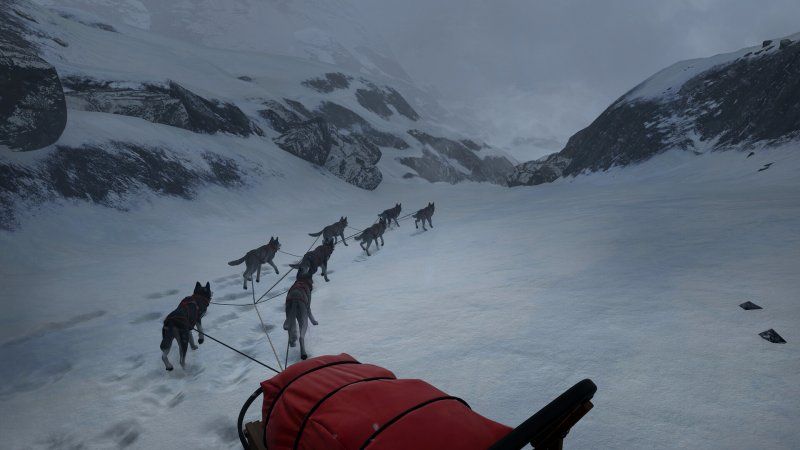 To break up the rhythm and allow you to move between the various sections of the adventure, there will also be parts on board a dog sled To break up the rhythm and allow you to move between the various sections of the adventure, there will also be parts on board a dog sled