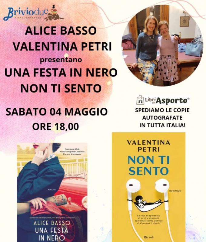 Literary evening and writing course with Alice Basso and Valentina Petri