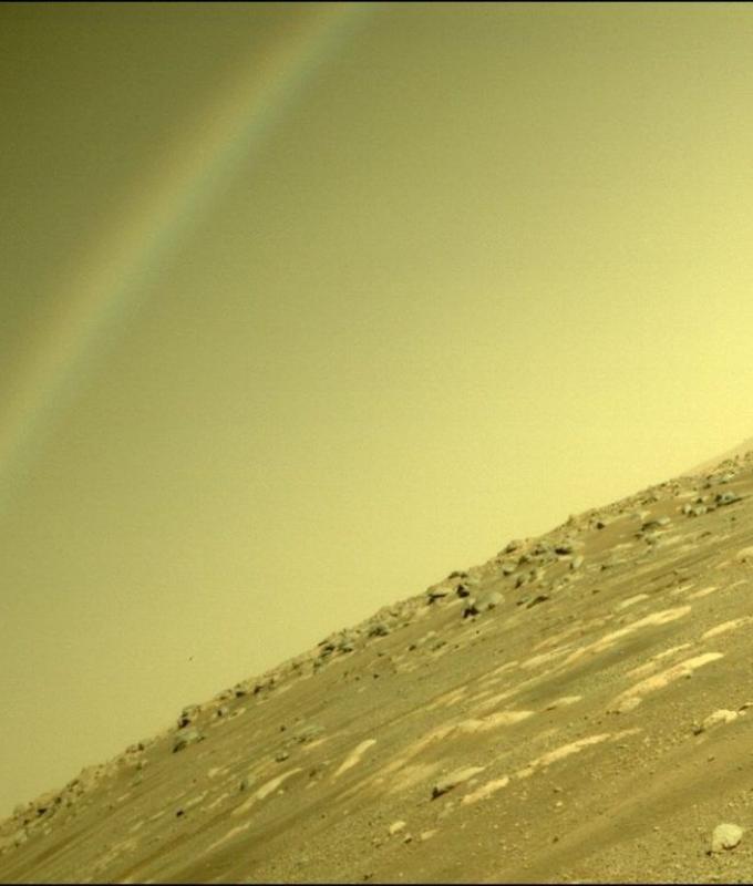 Rainbows on Mars? NASA responds