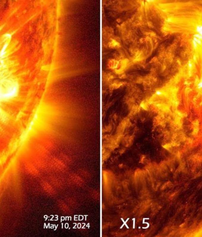 NASA releases stunning images of solar explosions that triggered solar flares