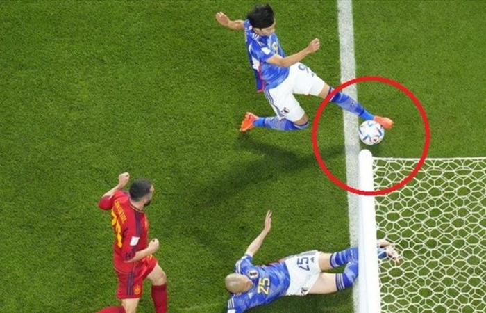 World Cup 2022 – Japan-Spain, slow motion: is it out or is it in? The goal that can throw Germany out