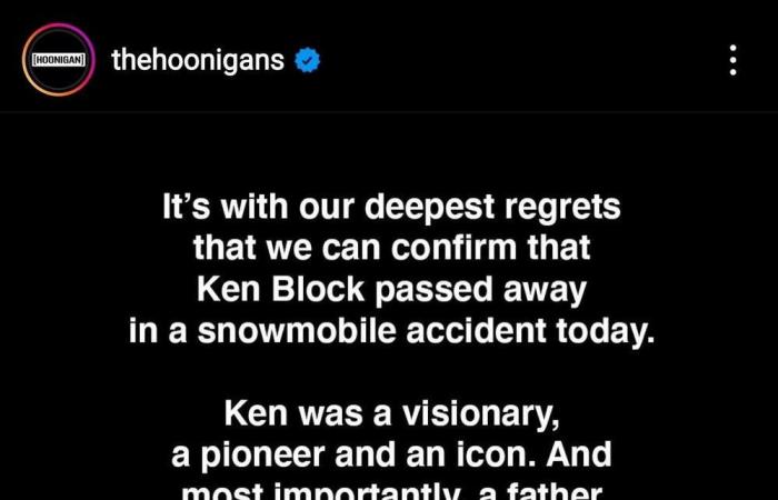 Ken Block dies in snowmobile accident near Woodland, Utah – News