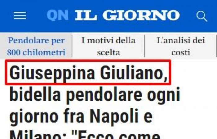 The other story of Giuseppina “Giuliano”, the janitor who claims to commute from Naples to Milan