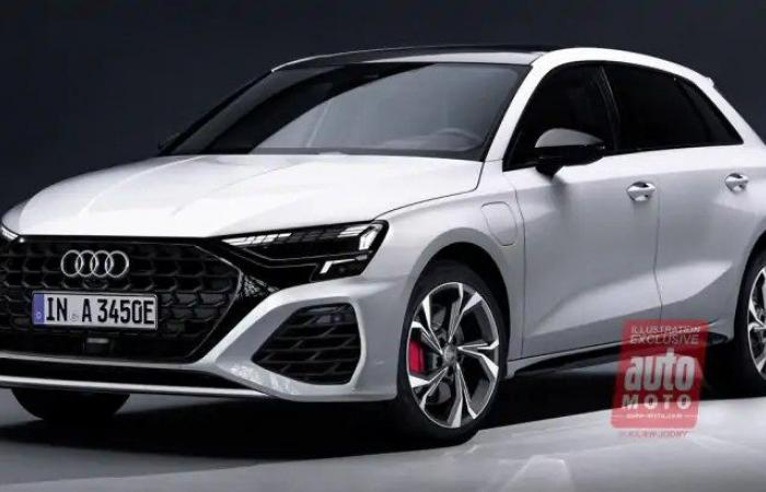 New Audi A3 2024: how it changes in Rendering