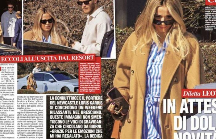 Is Diletta Leotta pregnant? The romantic getaway with boyfriend Loris Karius (and those increasingly comfortable clothes)