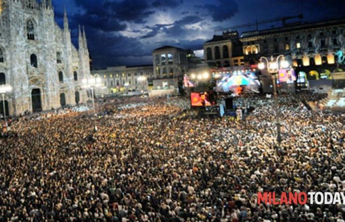 Milan awaits the Radio Italia concert in the Duomo