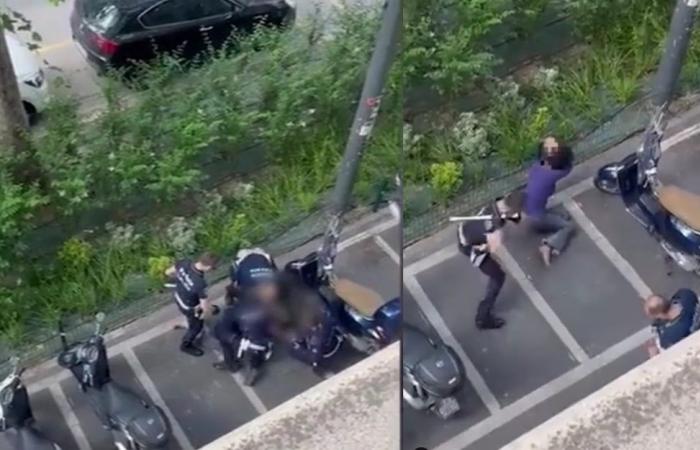 Batons and kicks to block a transsexual woman in Milan