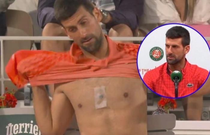 Why does Djokovic wear a chest magnet under his shirt at Roland Garros? The explanation and comparison with Iron Man