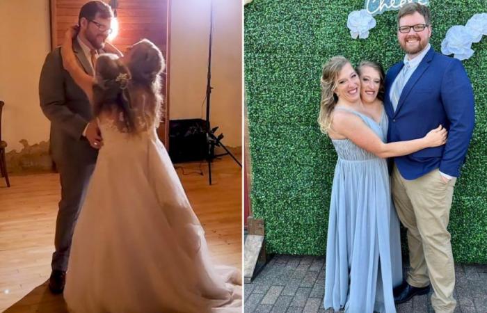 Abby and Brittany Hensel, the wedding of one of the conjoined twins