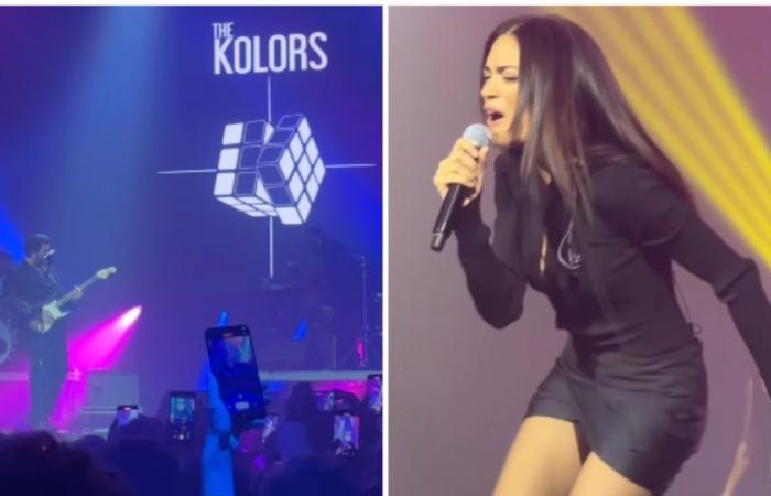 Elodie, Max Pezzali and The Kolors sing at the company party, private concert for employees: the surprise is incredible