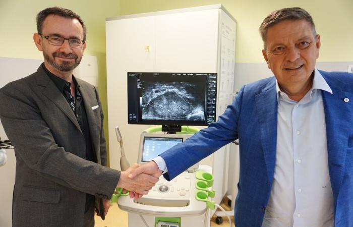 Bergamo: The Bergamo oncology association donates a latest generation ultrasound machine to Pope John