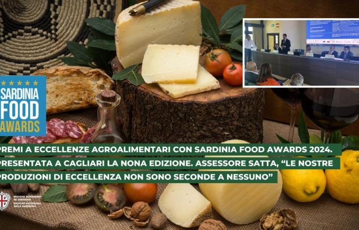 Autonomous Region of Sardinia – Agriculture: awards to agri-food excellence with Sardinia Food Awards 2024. The ninth edition presented in Cagliari. Councilor Satta, our excellent productions are second to none