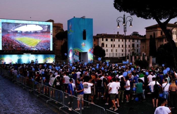 Euro 2024, big screens in Rome to follow Italy’s matches: from Balduina to Piazza Vittorio, here’s where to see the Azzurri