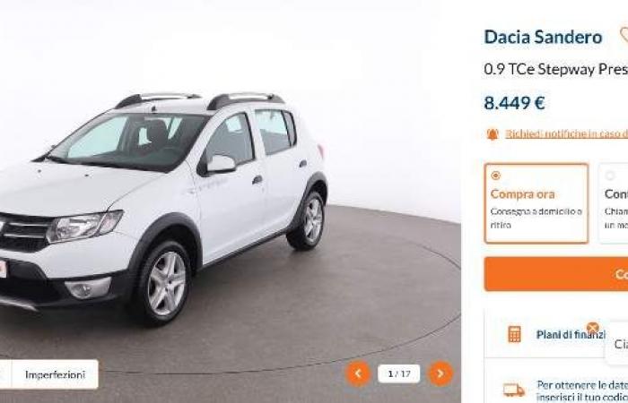 Dacia Sandero, you pay less than Asian models: the price doesn’t even reach 10 thousand euros, but you have to hurry