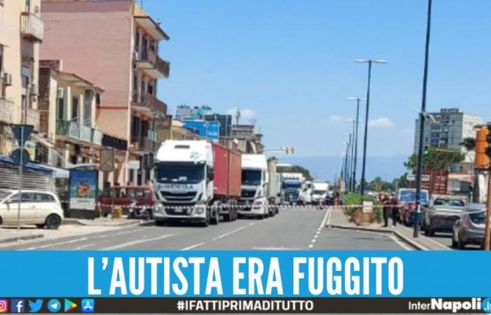 Fatal accident in Ponticelli, hit on the street by a lorry