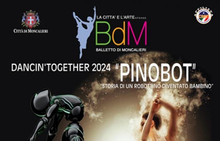 MONCALIERI – On June 21st, at the Fonderie Limone, the dance show for children «Pinobot, the story of a little robot that became a child»