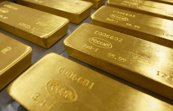 Gold heads for first weekly gain in four as US inflation cools