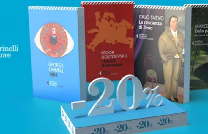 A book under the umbrella with Feltrinelli! Classics at 20% off!