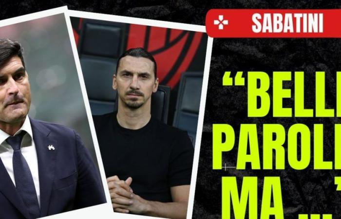 Milan, Sabatini: “Ibra, nice words about Fonseca. But they don’t hide …”