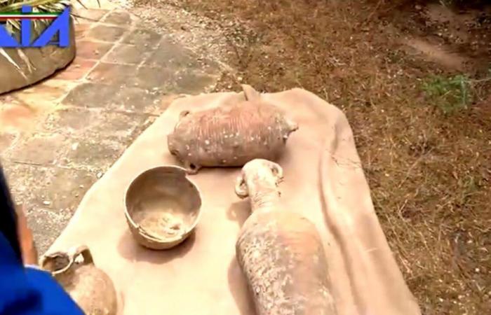 Roman-era amphorae seized from a trafficker linked to Matteo Messina Denaro