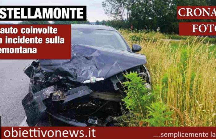 CASTELLAMONTE – Two cars involved in an accident on the Pedemontana (PHOTO)
