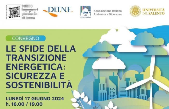 Energy transition: an ad hoc conference in Lecce. Safety and sustainability at the center of the debate promoted by DiTNE and the Order of Engineers
