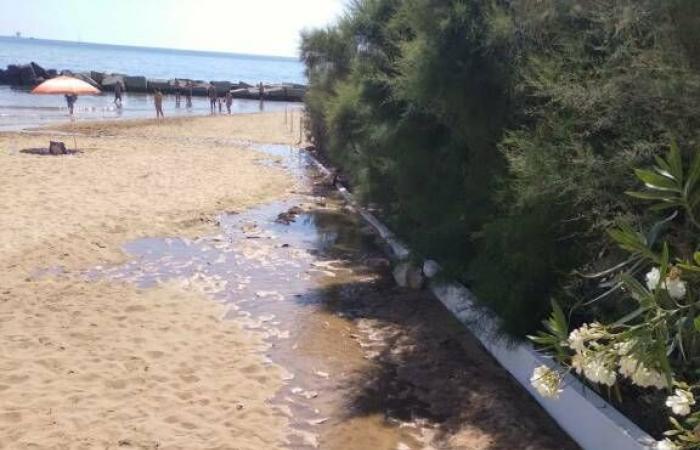 Sewer into the sea: Municipality prohibits bathing on the Crotone coast up to the cemetery