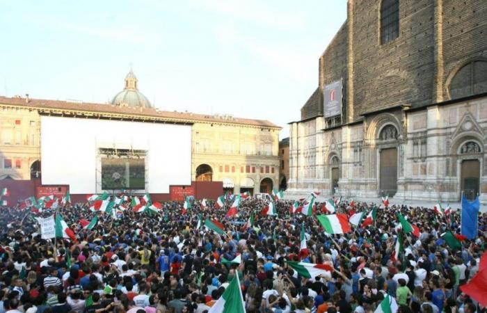 Bologna, the giant screens and the squares where you can see Italy at Euro 2024: Margherita Gardens, parks, DumBo, Dlf and the others