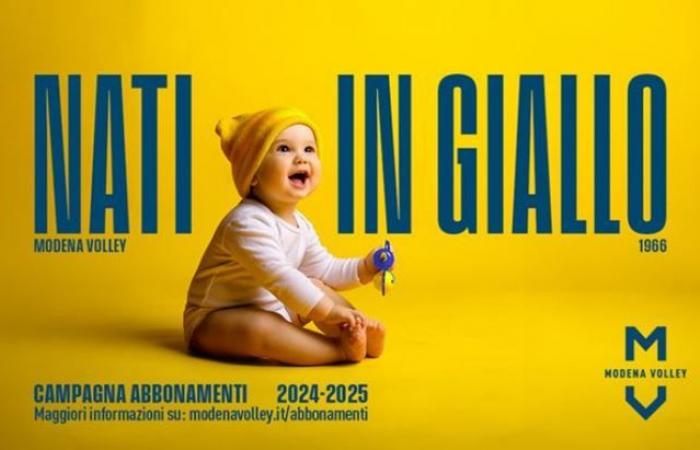 Modena Volley goes on air with the “Born in Yellow” campaign. ZooCom signature