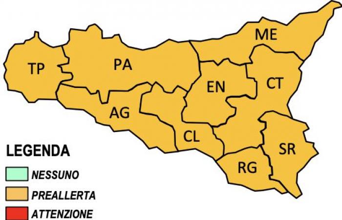 Fire early warning, in Sicily and in the Trapani area keep vigilance measures high