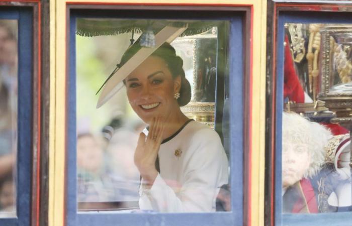 Kate Middleton, the most loved, is back: all the photos at Trooping The Color 2024