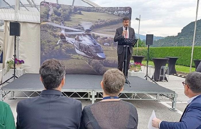 Airbus Helicopters presents the 1st H160 supplied to Italy in Trento