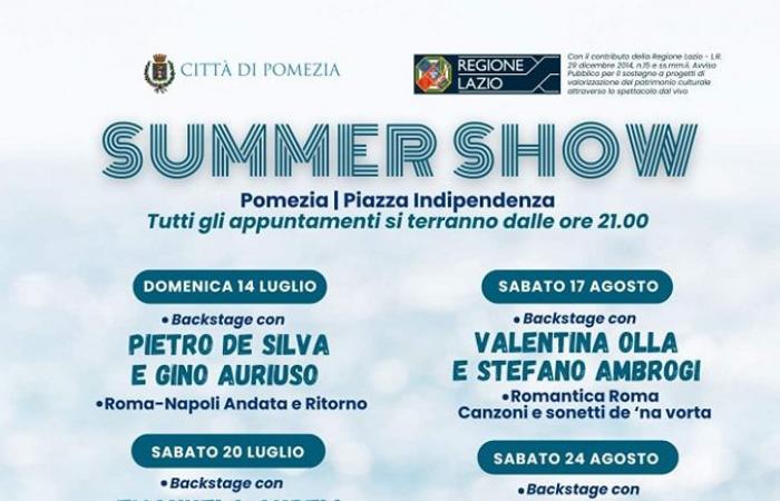 Summer Show in Pomezia, here are all the dates of the scheduled events