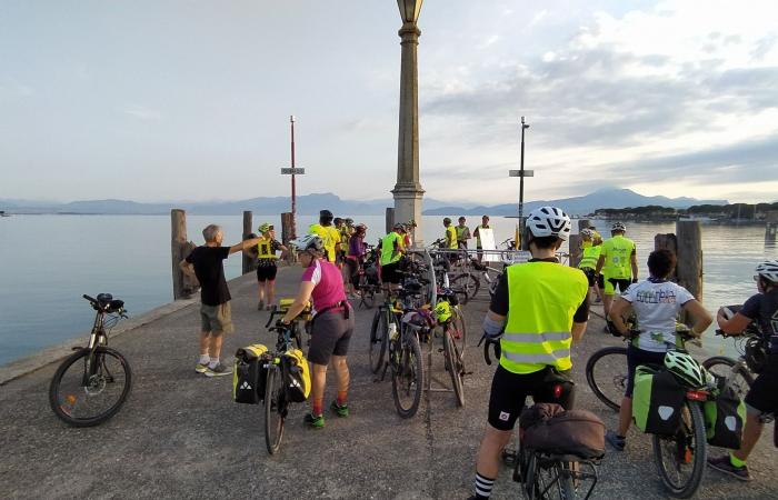 Cycling under the stars from Carpi to Lake Garda