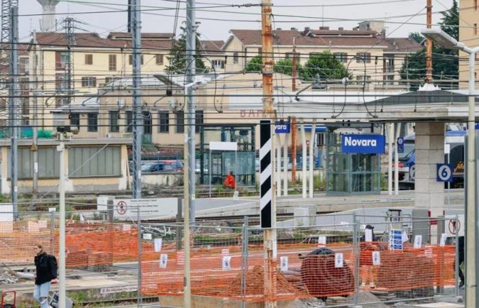 Work on the tracks, Novara station closed from midnight to 3pm