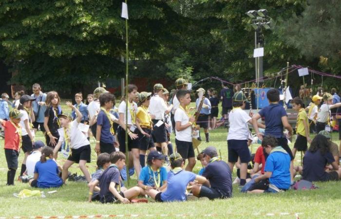 Prato, party of 2,500 scouts for the regional gathering of Cubs and Ladybugs
