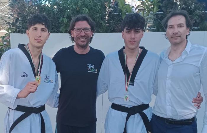 Taekwondo Italian Cup, Luigi Fegatilli gold medal in the 78 kg, Francesco Scamolla Italian vice champion in the 80 kg