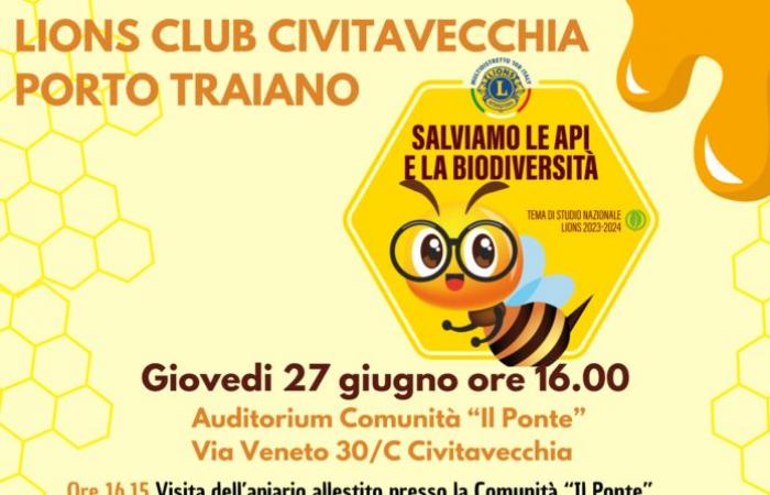 Bees at the center of a conference organized by the Civitavecchia Porto Traiano Lions Club together with the Il Ponte Association