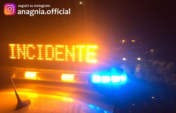 Ceccano. Accident during the night in Viale Giacomo Matteotti