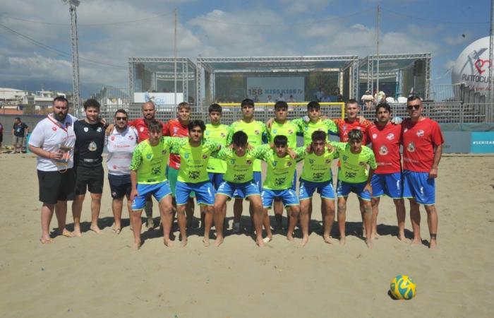 Futsal Vasto Beach Soccer under 20: 9 goals and no victory in Viareggio. Now the Italian Cup