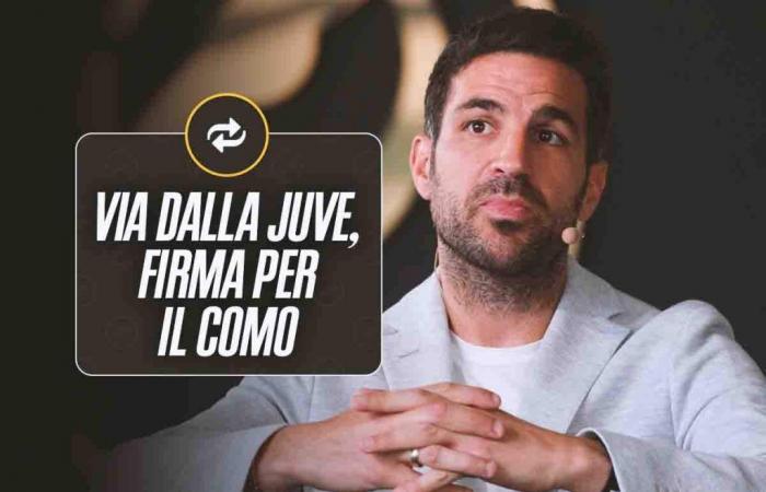 Away from Juve to sign with Como, promotional gift for Fabregas