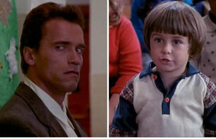 A Cop in Elementary School, the most famous line from the film with Schwarzenegger (yes, that one!) was not in the script