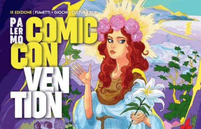 “Palermo Comic Convention” returns in September: the 2024 poster is dedicated to Santa Rosalia (PHOTO)
