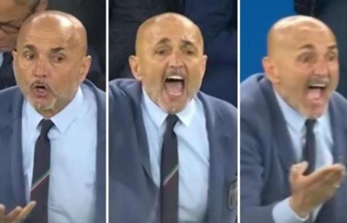 Spalletti cam of Italy-Albania: what he said to the players on the pitch. Video