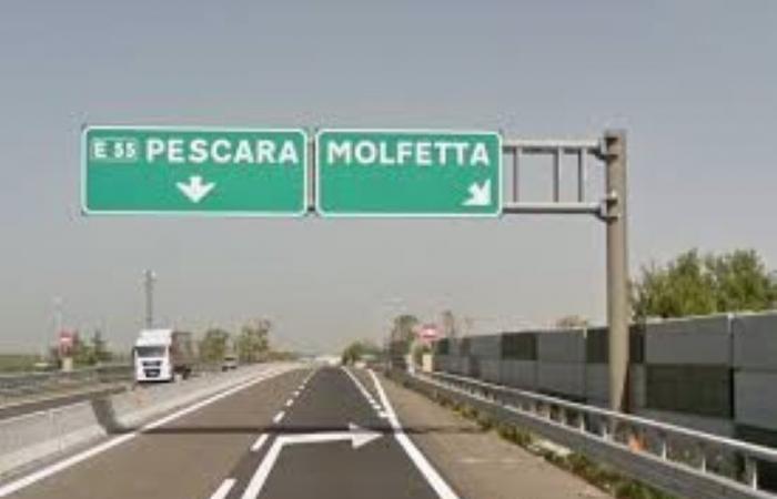 A14 Bologna-Taranto: night closures of the sections: Bitonto-Molfetta and Molfetta Trani