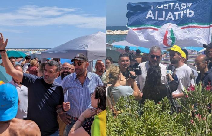 Bari at the ballot, the candidates on the beach. Leccese: «Continuity with Decaro». Romito: «We are the alternative»