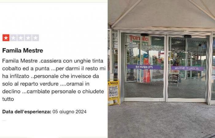 “Famila Decline”: the cashier skewers a customer | It happened in Mestre