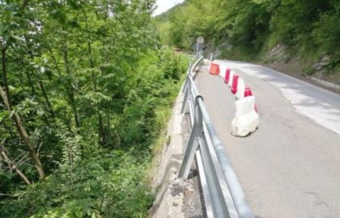 Gottasecca: The road between Cuneese and Savona has been closed for works since 24 June