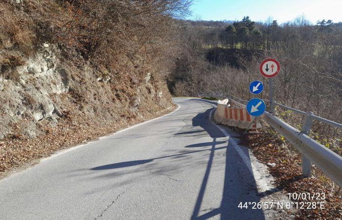 Gottasecca: The road between Cuneese and Savona has been closed for works since 24 June